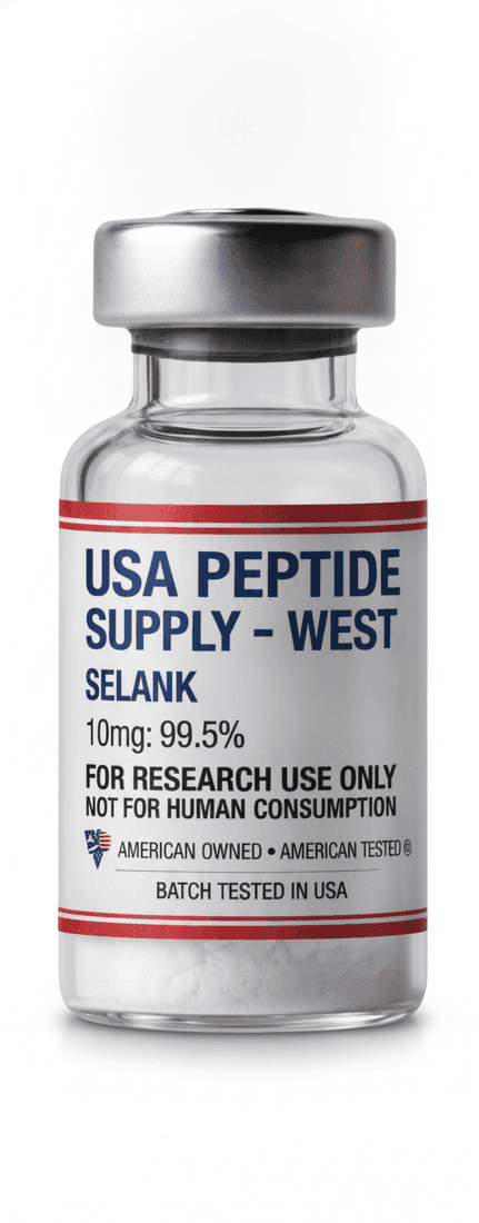 Selank research vial
