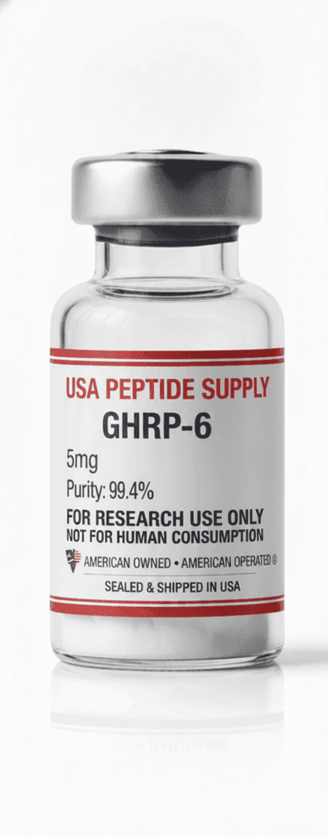 GHRP-6 research vial